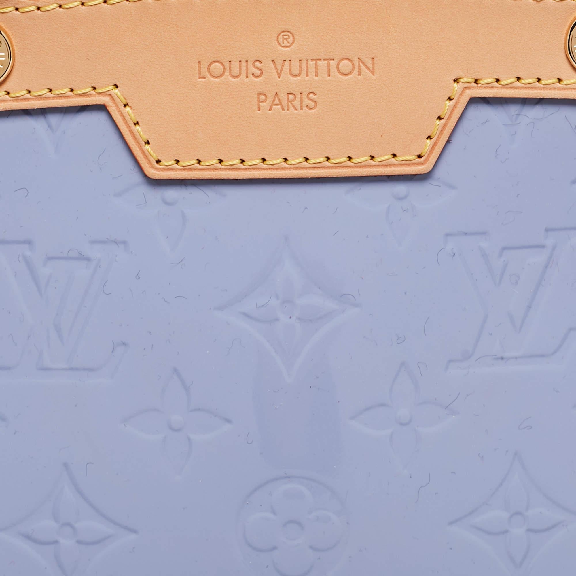 Louis Vuitton - Sac Brea MM Lilas Monogram Vernis en vente 11