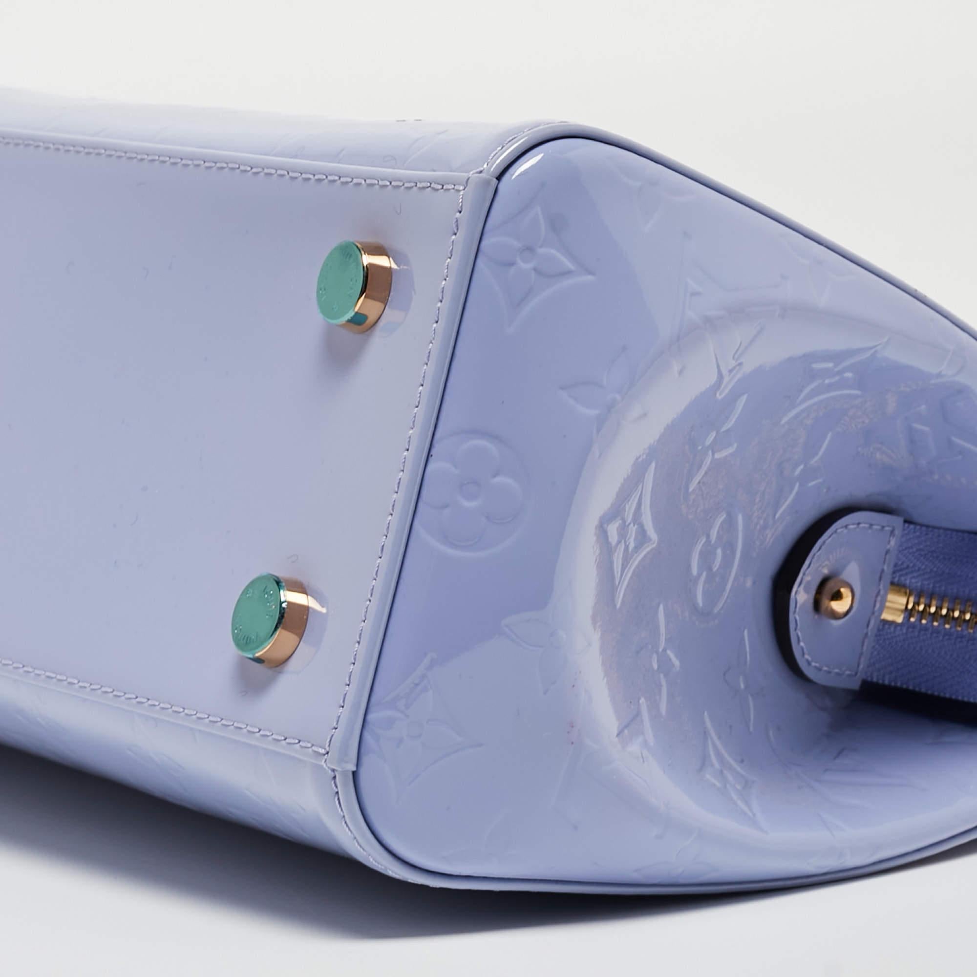 Louis Vuitton - Sac Brea MM Lilas Monogram Vernis 1