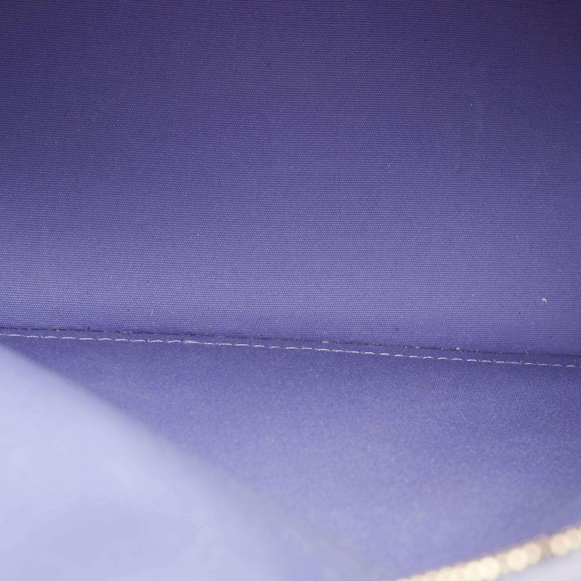Louis Vuitton Lilac Monogram Vernis Leather Alma PM Bag 8