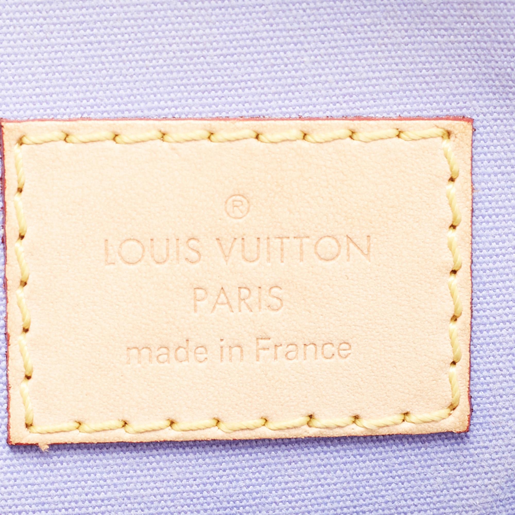 Louis Vuitton Lilac Monogram Vernis Leather Alma PM Bag 13