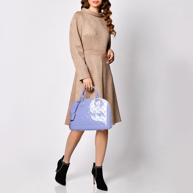 Louis Vuitton Alma Pm​ Monogram Vernis Top Handle Bag on SALE