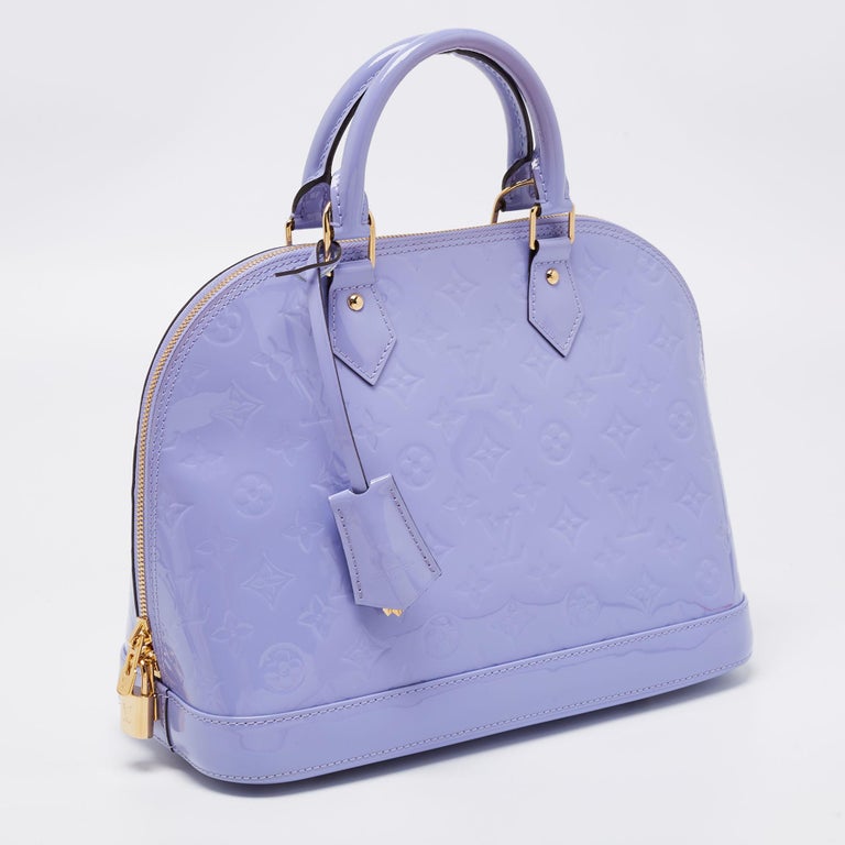 Purple Louis Vuitton Vernis Wilshire PM Handbag – Designer Revival