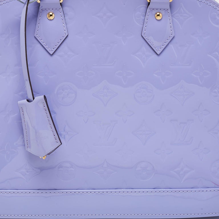 Purple Louis Vuitton Monogram Vernis Wilshire PM Handbag, AmaflightschoolShops Revival