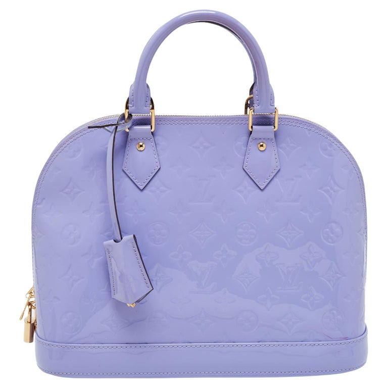 Louis Vuitton Lilac Monogram Vernis Leather Alma PM Bag