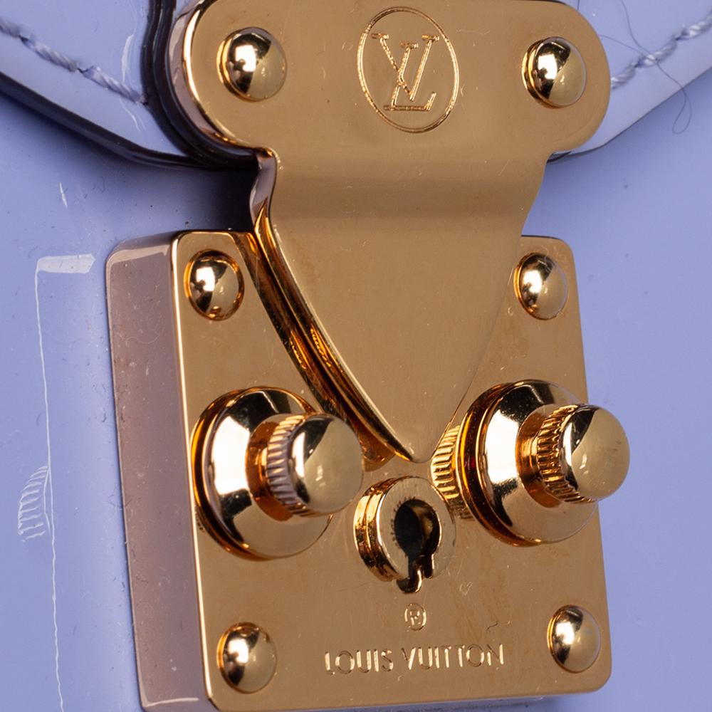 Louis Vuitton Lilas Vernis Leather Monceau BB Bag 3