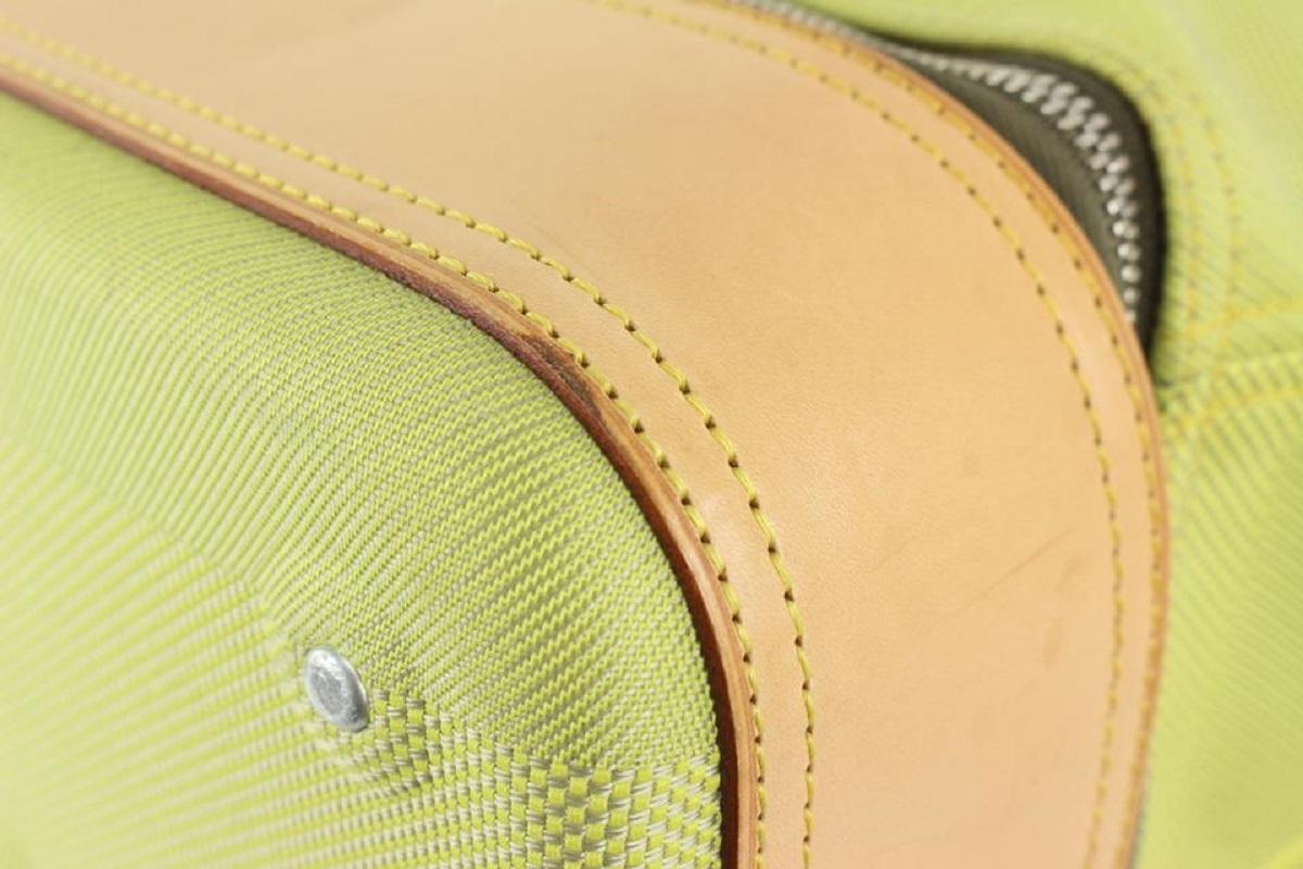 Louis Vuitton Lime Green Damier Geant Southern Cross Sac Sport Tote Bag 913lv10 3