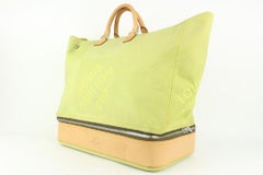 Louis Vuitton Lime Green Damier Geant Southern Cross Sac Sport Tote Bag 913lv10