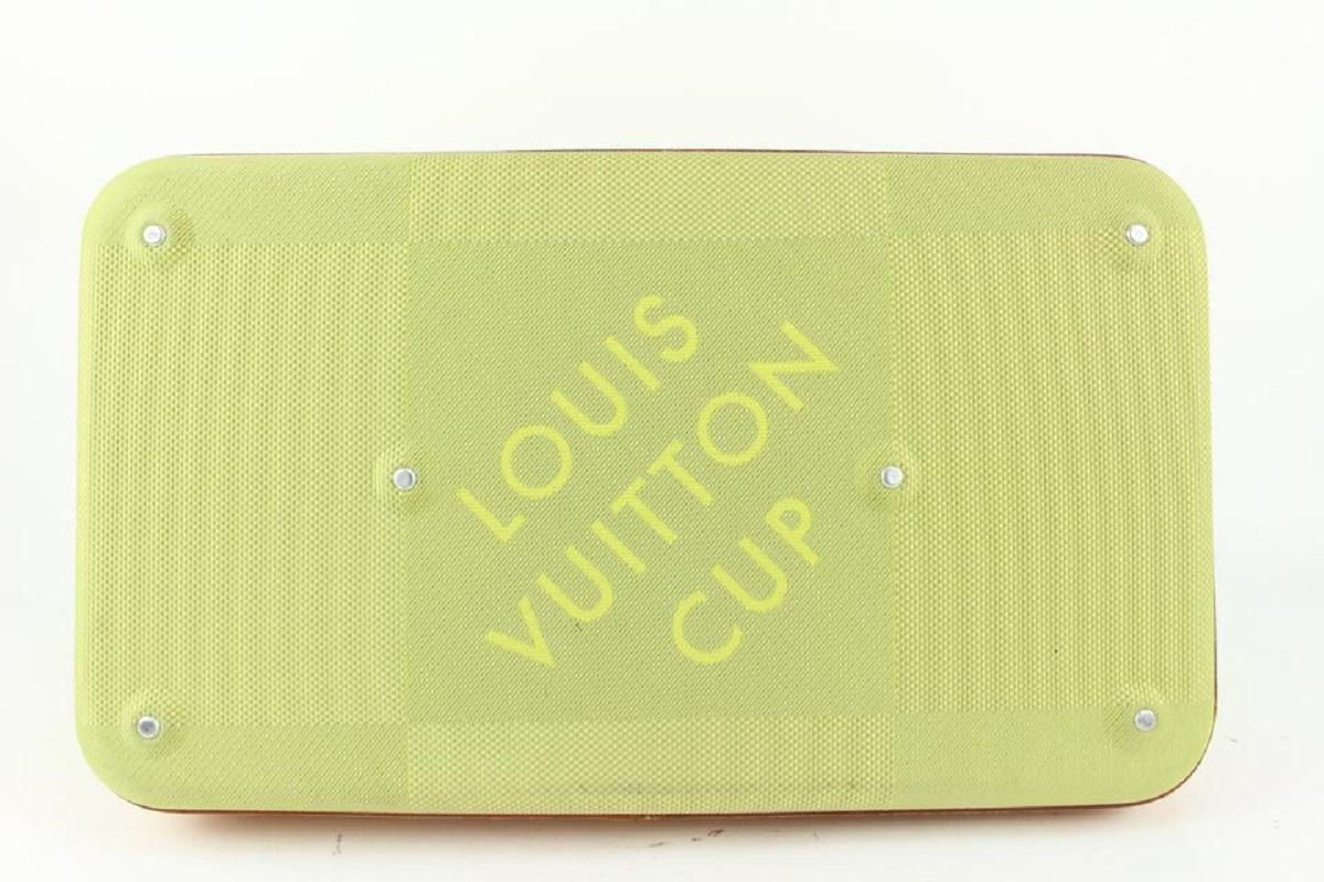 Louis Vuitton Lime Green Damier Geant Southern Cross Sac Sport Tote Bag 913lv10 2