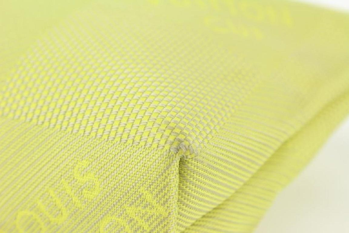 Louis Vuitton Lime Green Damier Geant Volunteer Pouch Pochette Accessoires 5