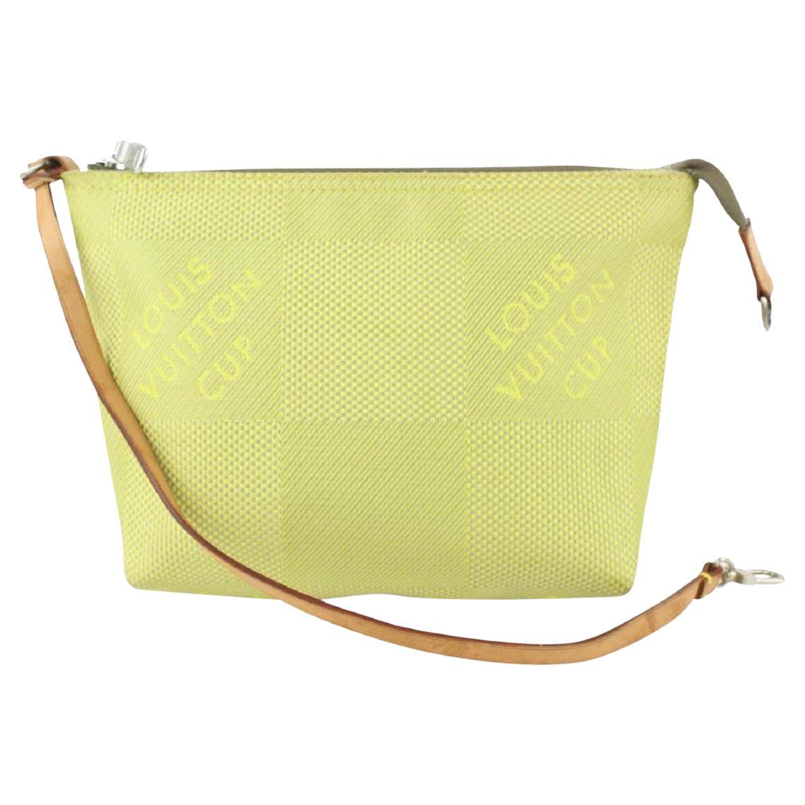 Louis Vuitton LV Cup Lime Green Damier Geant Volunteer Noe Drawstring  Bucket For Sale at 1stDibs