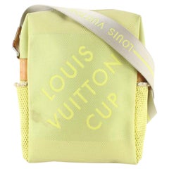 LOUIS VUITTON CUP M CROSSBODY BAG80642 GREEN CAN BOTTLE HOLDER Cloth  ref.311508 - Joli Closet