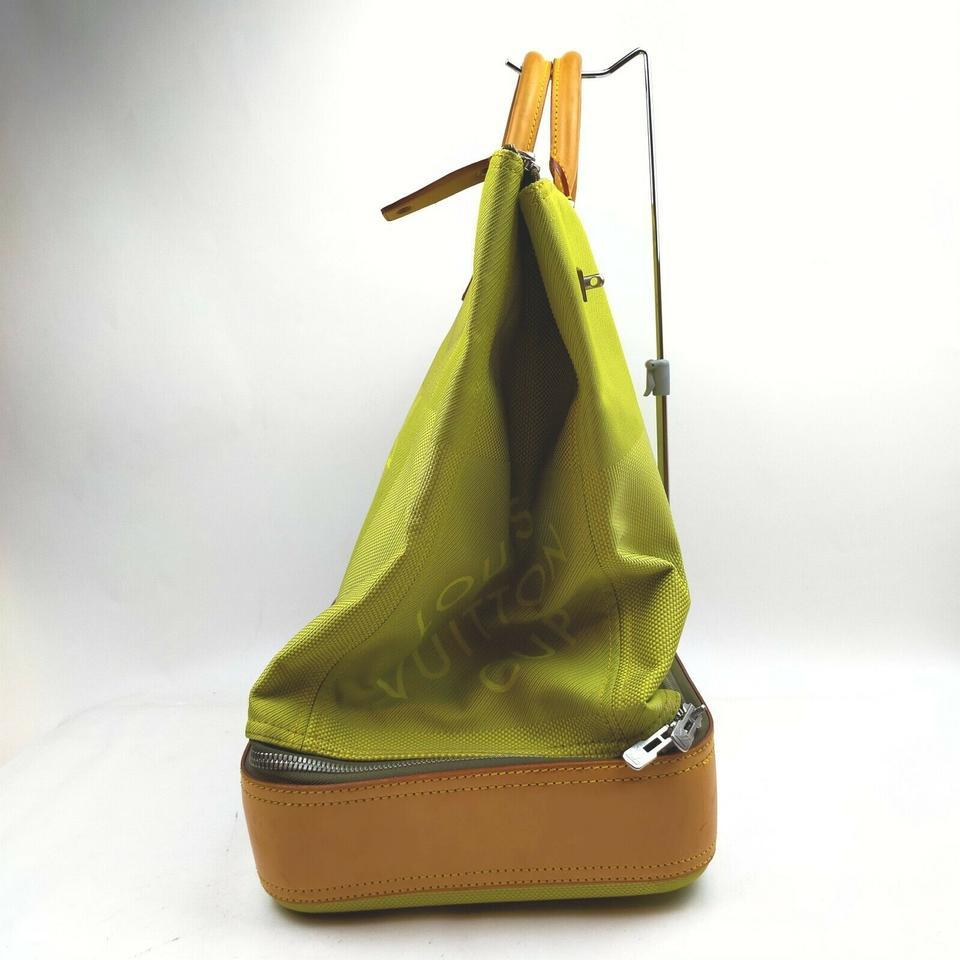 Louis Vuitton Lime Green Geant Sac Sport Duffle Luggage Bag 23LV713 5