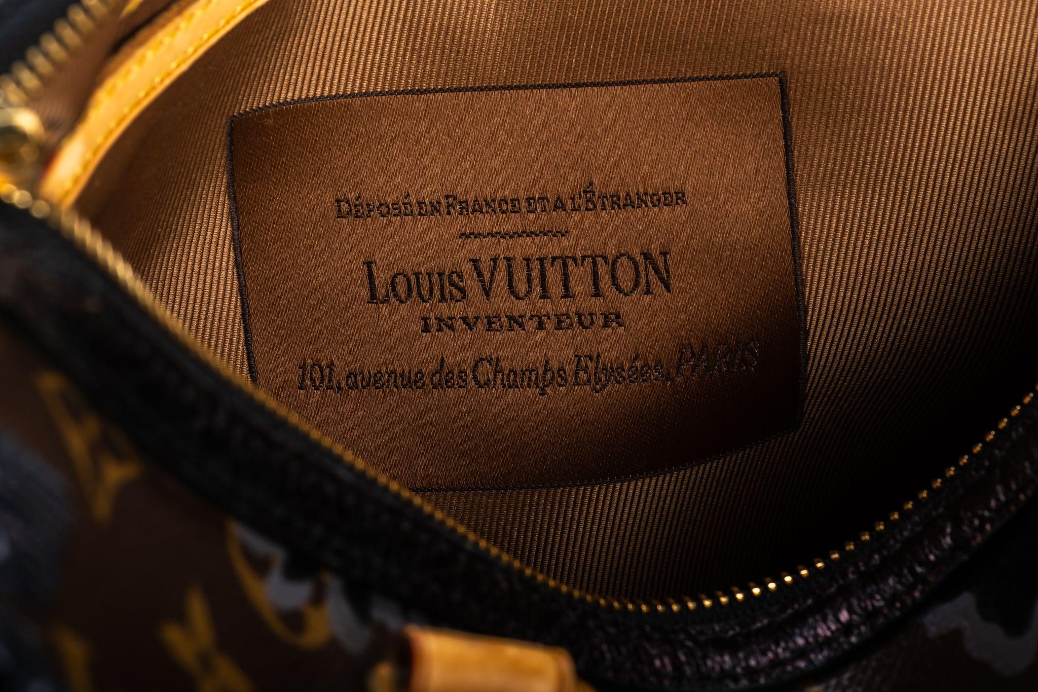 Louis Vuitton Lim.Ed. Black Sequin Speedy Bag For Sale 5