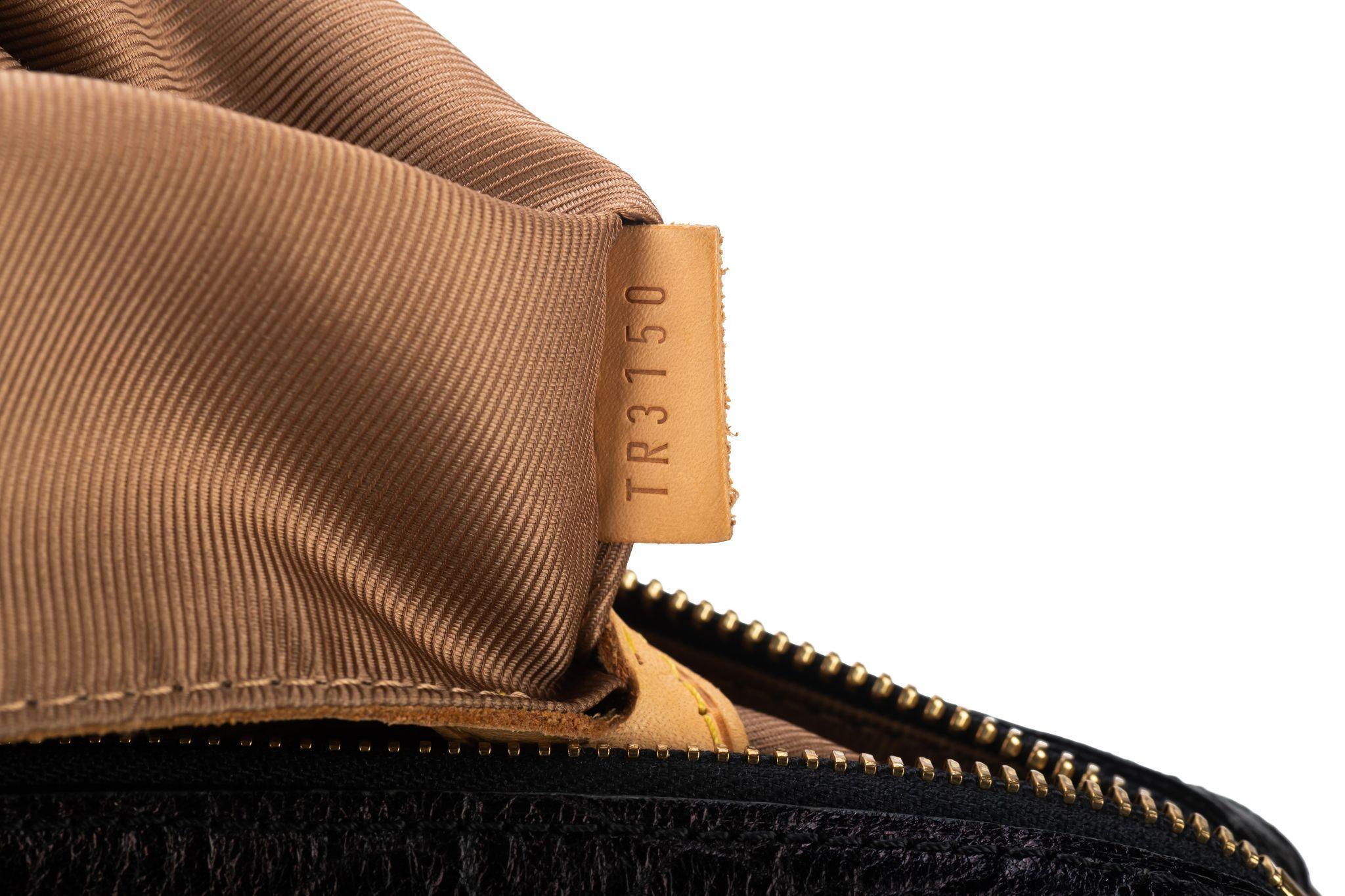 Louis Vuitton Lim.Ed. Black Sequin Speedy Bag For Sale 8