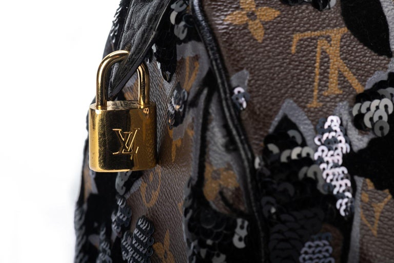 LVui Speedy Damier Noir Sequin, Luxury, Bags & Wallets on Carousell