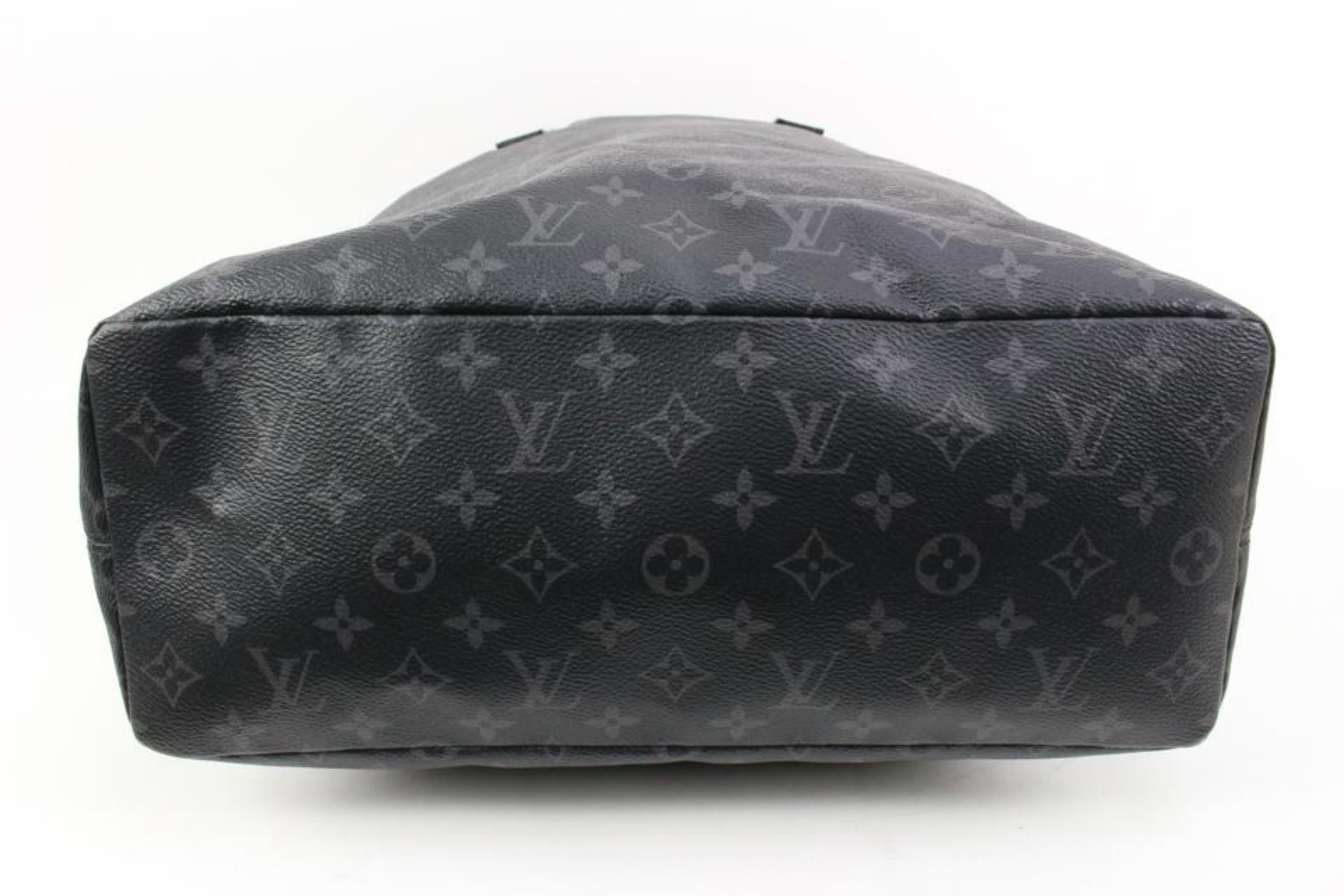 Louis Vuitton Limited Black Monogram Eclipse Cabas Light Drawstring Hobo 38lk324 For Sale 2