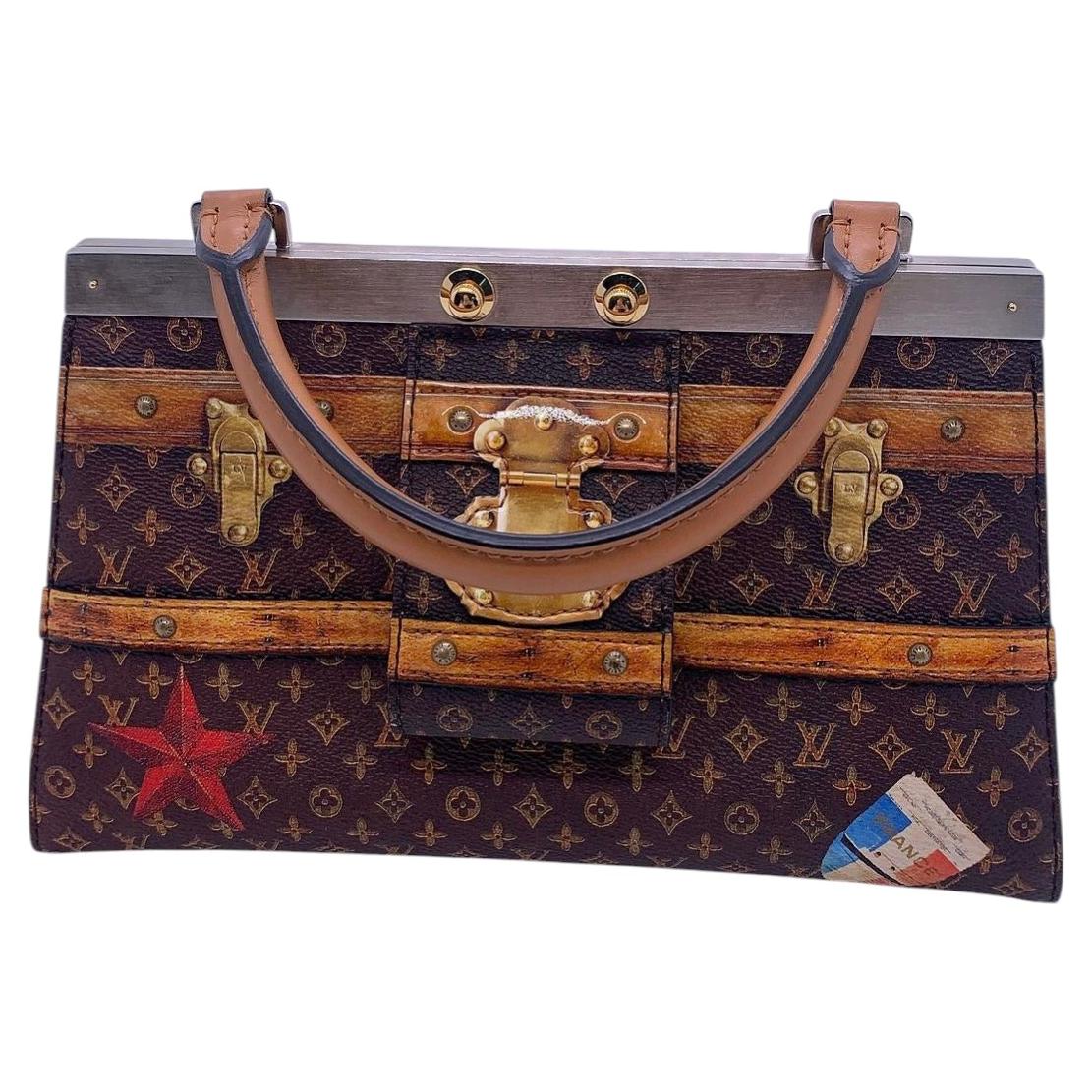 Louis Vuitton Limited City Frame Isetan Maple Leaf Runway Clutch Bag For Sale