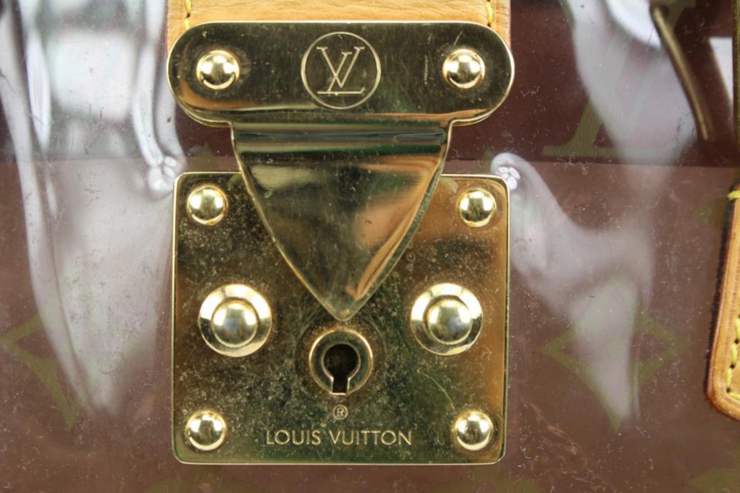 Louis Vuitton Limited Clear Monogram Ambre  Cabas MM Tote 2lk425s 2