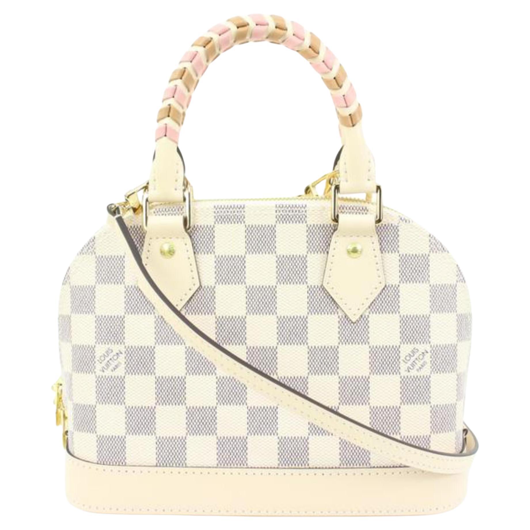 Louis Vuitton Limited Damier Azur Alma BB Crossbody 72lk328s