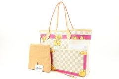 Louis Vuitton Limited Damier Azur Portofino Sommer Koffer Neverfull MM 12lv126s