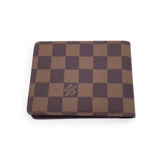 Louis Vuitton Limited Ed 1996 Damier Ebene Multiple Bifold Wallet