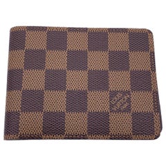 Louis Vuitton Limited Ed 1996 Damier Ebene Multiple Bifold Wallet