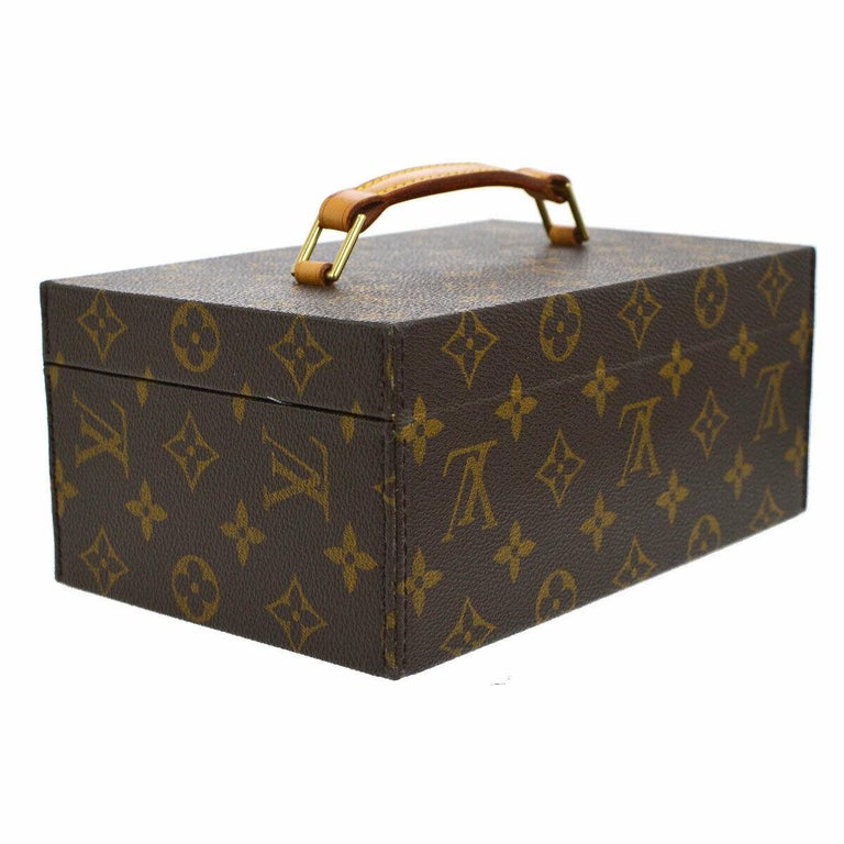 Louis Vuitton Limited Ed. Monogram Top Handle Men&#39;s Jewelry Travel Storage Case at 1stdibs
