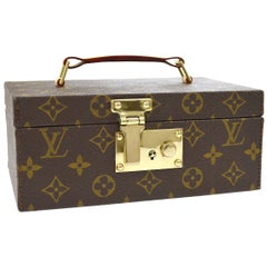 Vintage Louis Vuitton Limited Ed. Monogram Top Handle Men's Jewelry Travel Storage Case