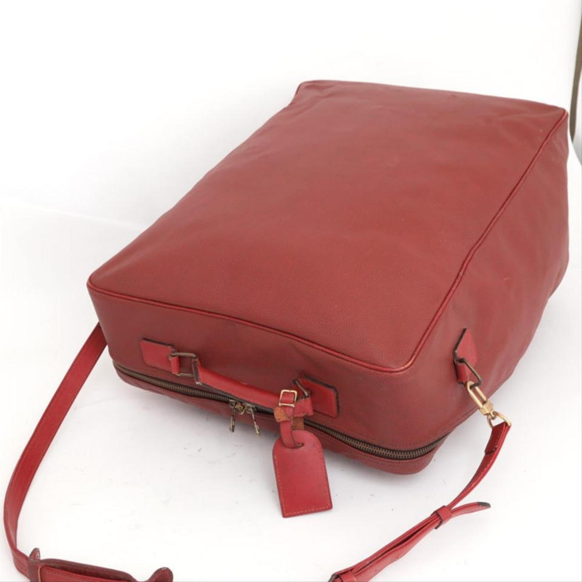 Pink Louis Vuitton Limited Edition 1987 Lv Cup Sac De Voyage Valise 230797 Travel Bag For Sale