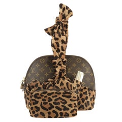 Louis Vuitton Limited Edition Alaia Centenaire Alma Bag Pony Hair and Monogram C