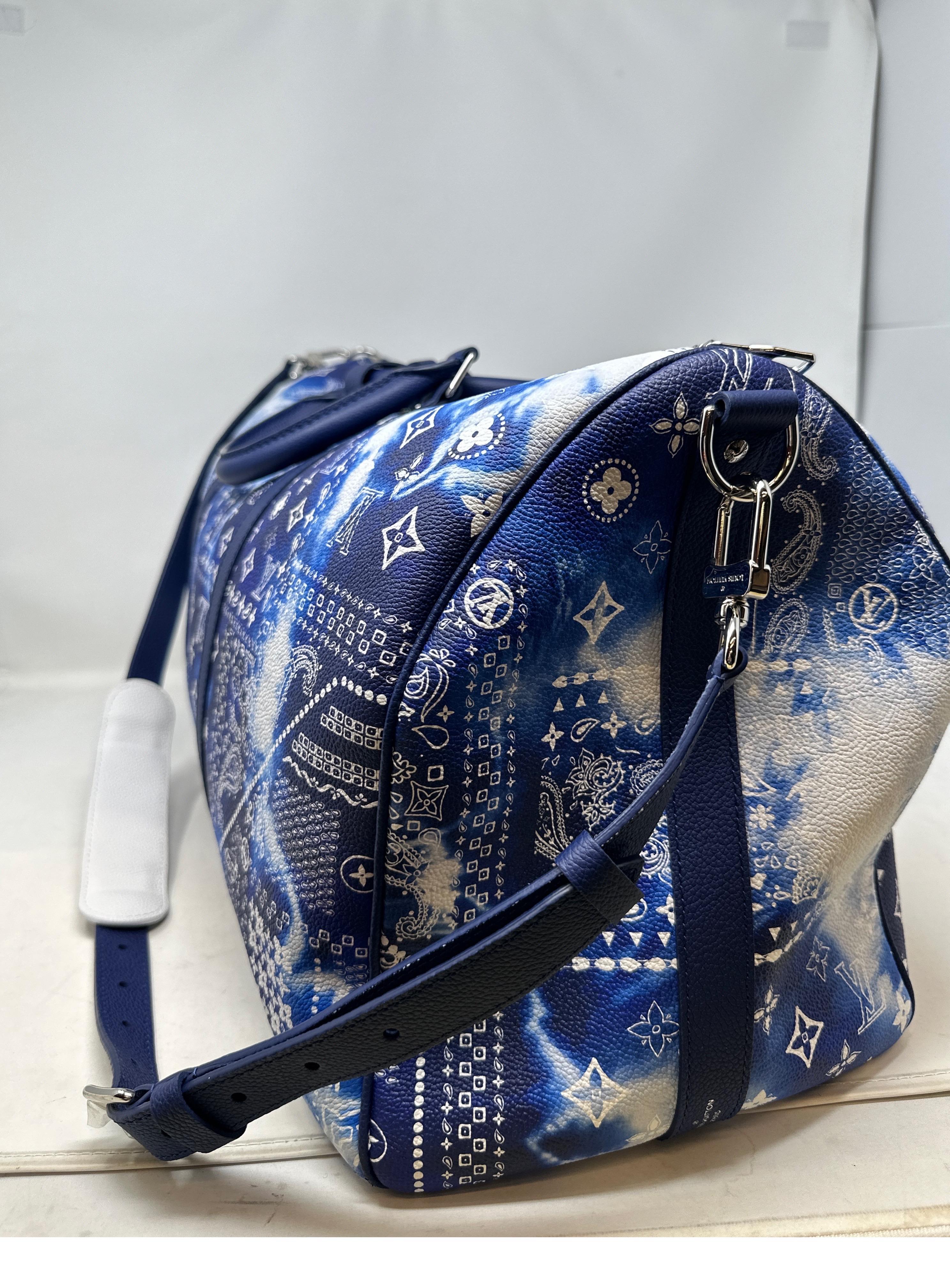 Louis Vuitton Limited Edition Bandana Keepall 50 Bag 7