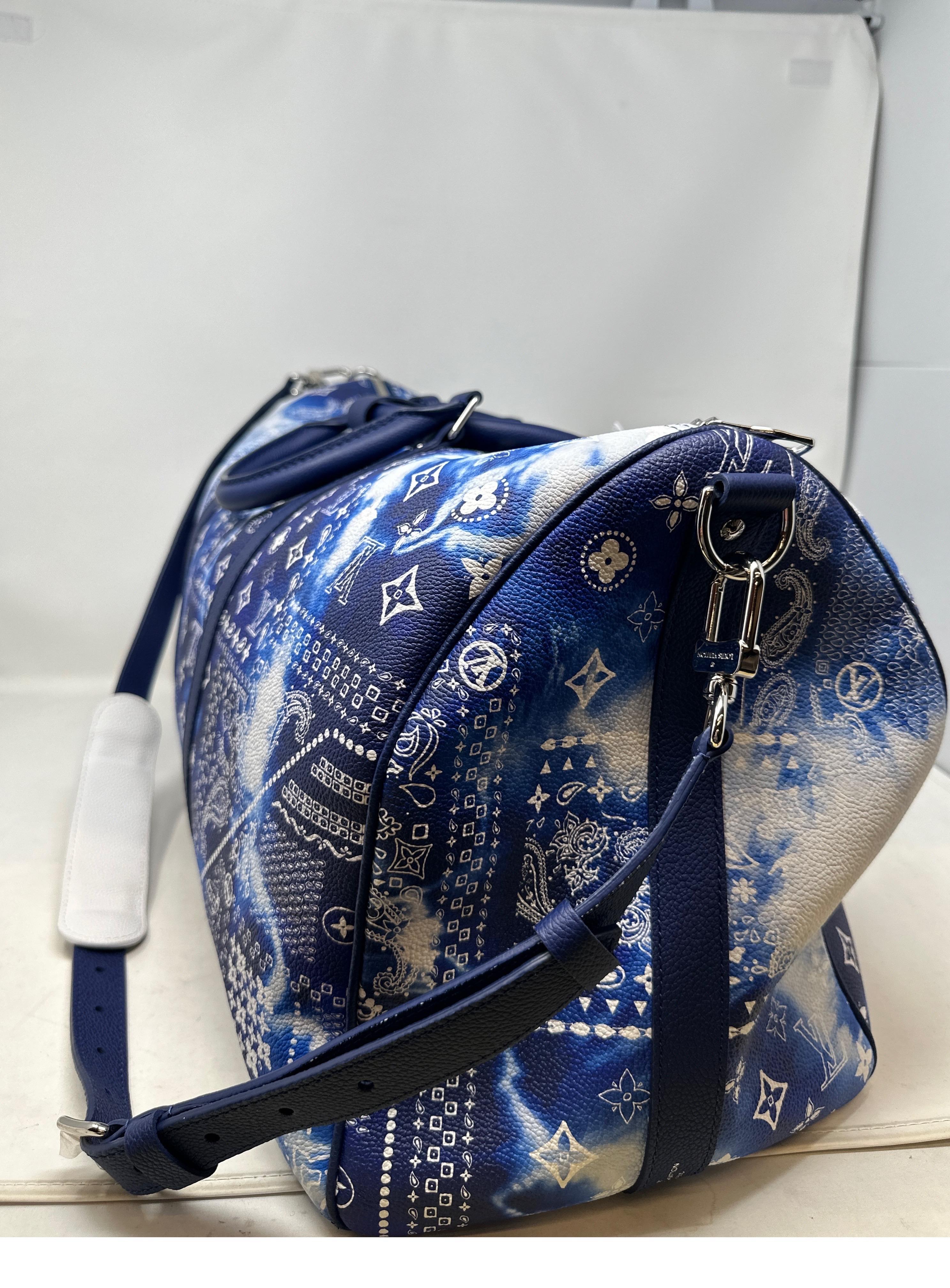 Louis Vuitton Limited Edition Bandana Keepall 50 Bag 8