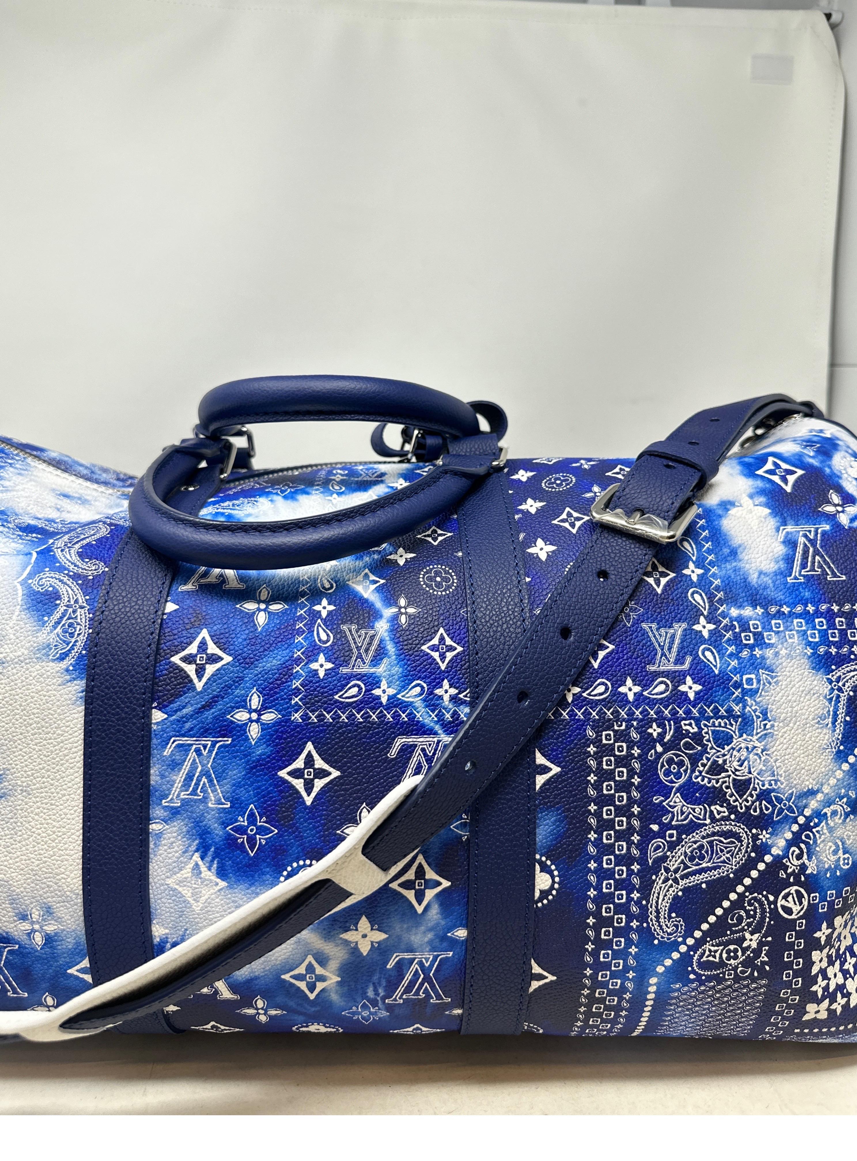 Louis Vuitton Limited Edition Bandana Keepall 50 Bag 12