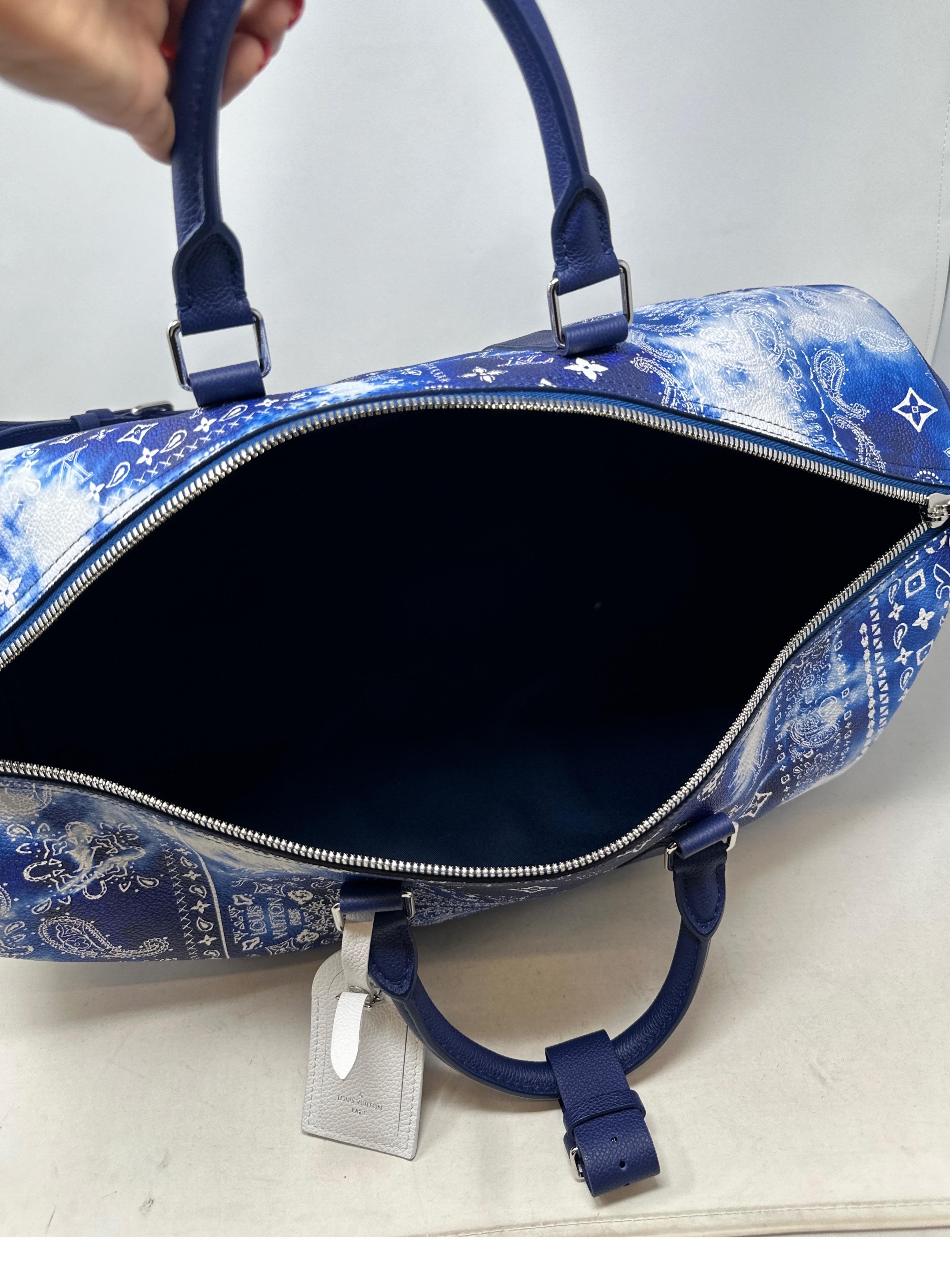 Louis Vuitton Limited Edition Bandana Keepall 50 Bag 15