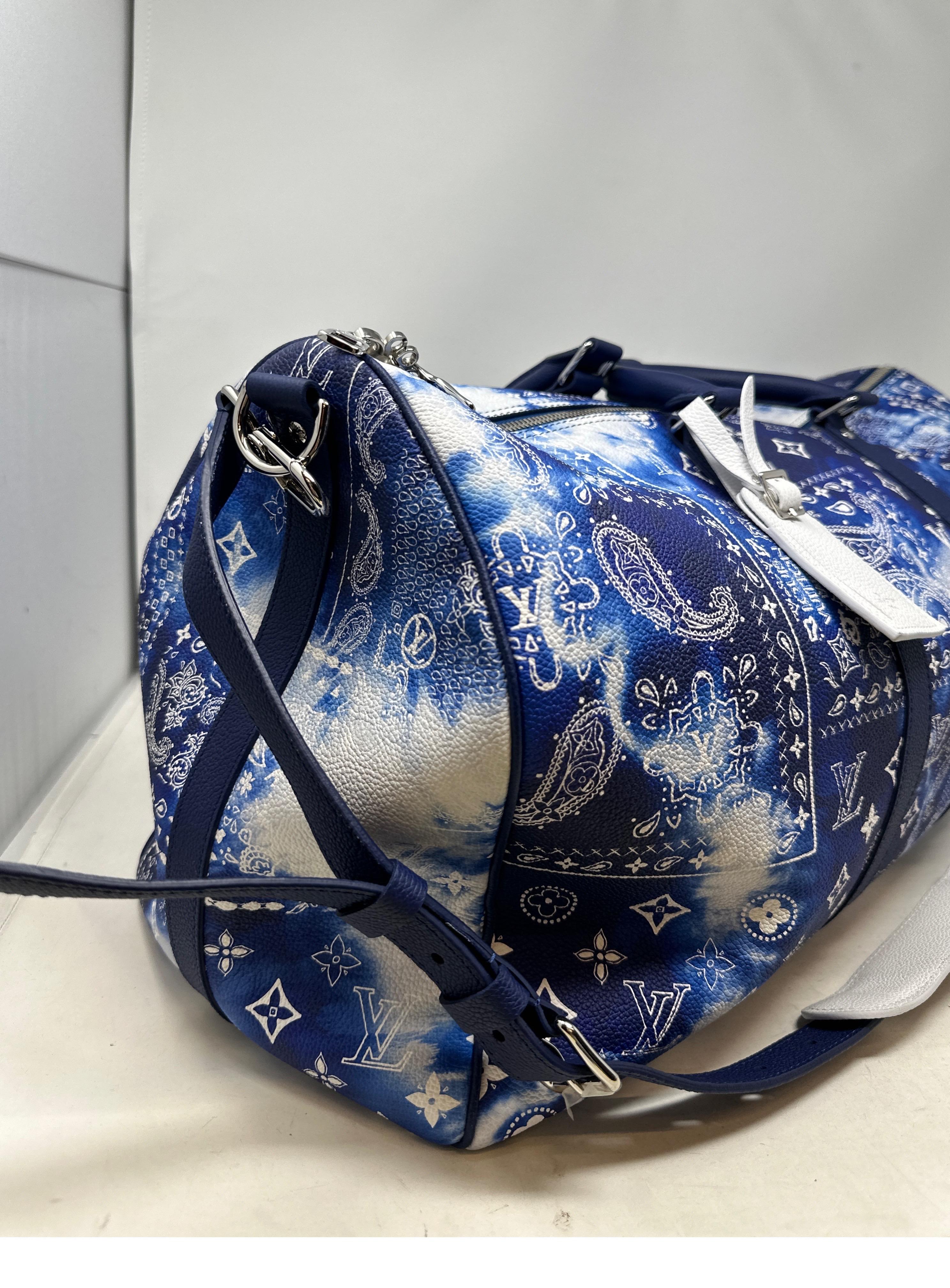 Louis Vuitton Limited Edition Bandana Keepall 50 Bag 2
