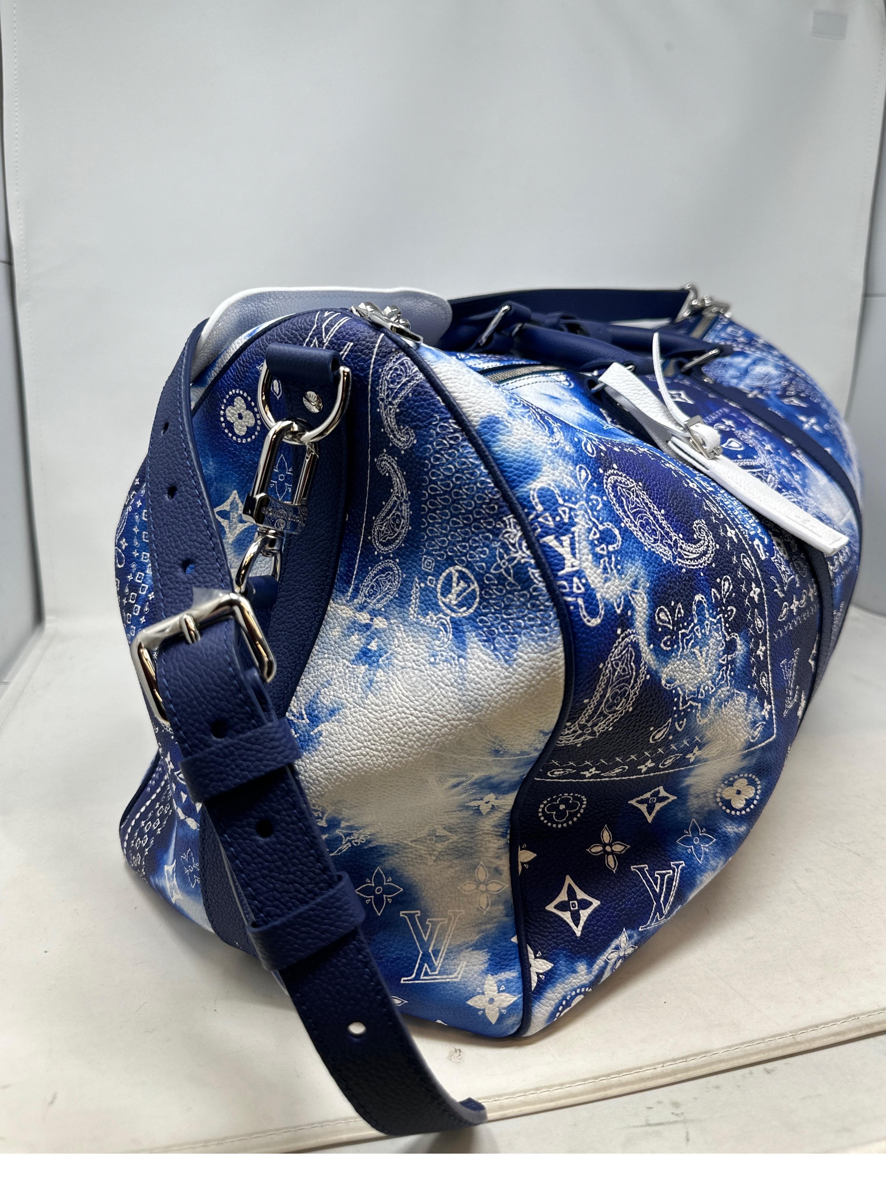 Louis Vuitton Limited Edition Bandana Keepall 50 Bag 5