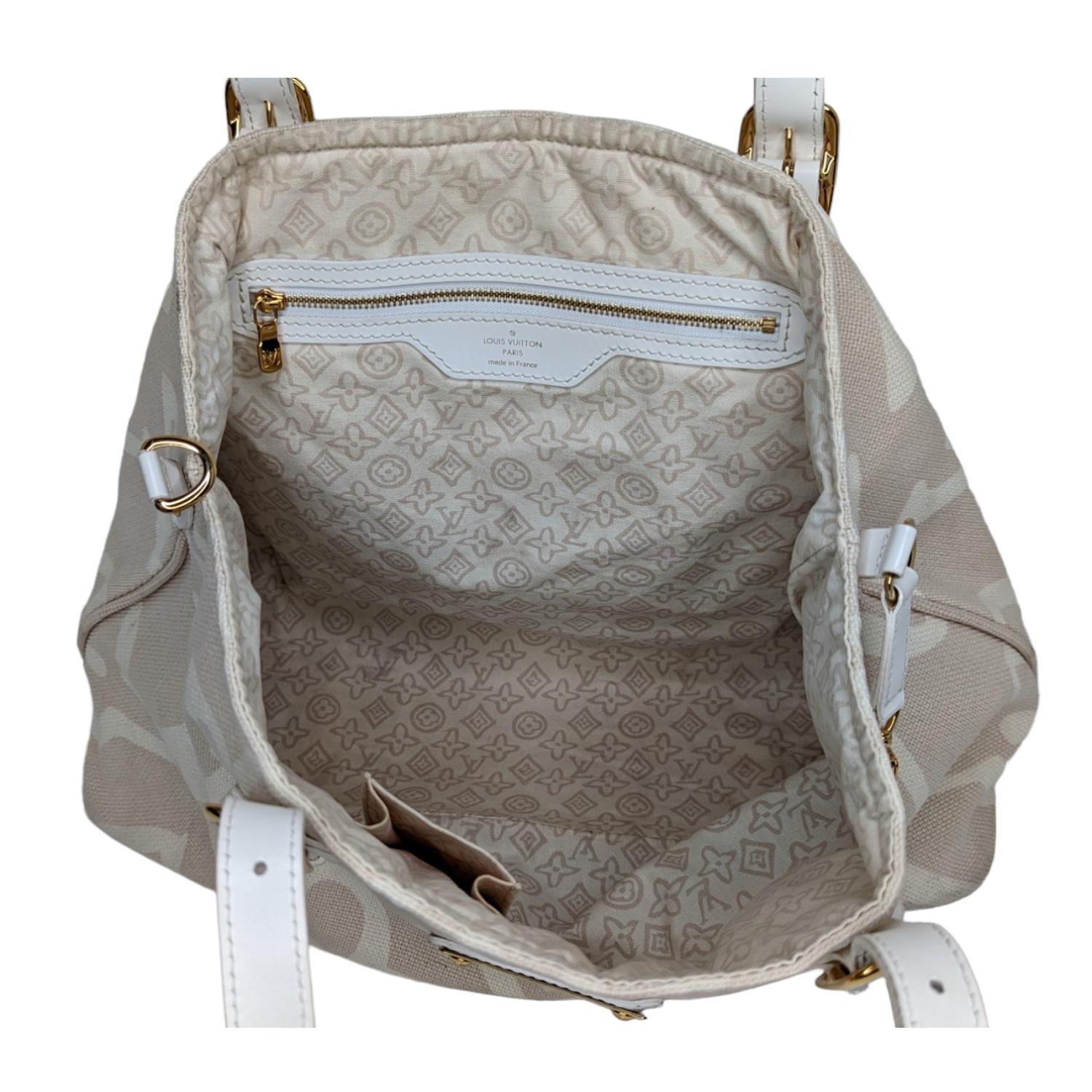 Louis Vuitton Limited Edition Beige Tahitienne Cabas Bag For Sale 1