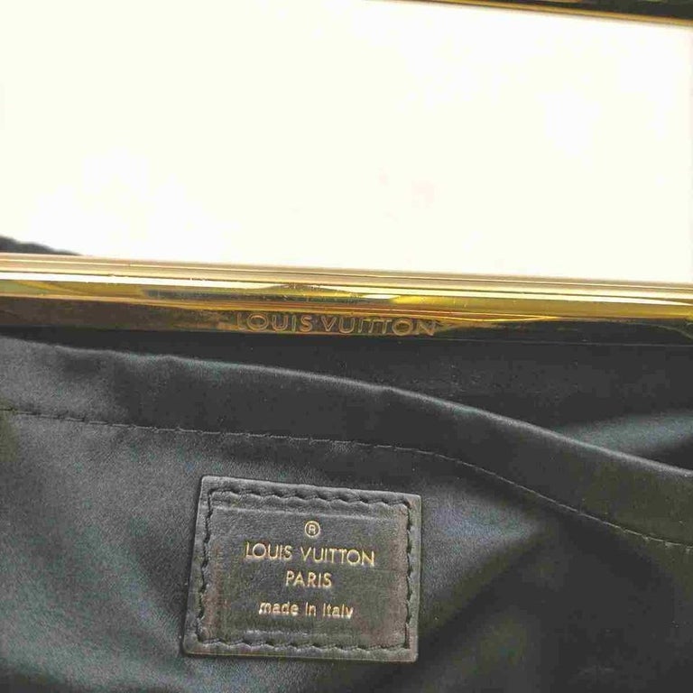 Louis Vuitton Limited Edition Black Monogram Motard Before Dark Chain Clutch For Sale 1