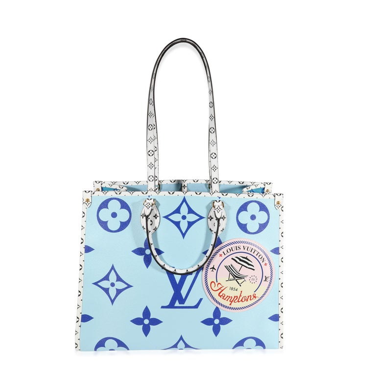 Louis Vuitton Blue Giant Monogram Coated Canvas And PVC Saint Barth Beach  Pouch Gold Hardware, 2019 Available For Immediate Sale At Sotheby's
