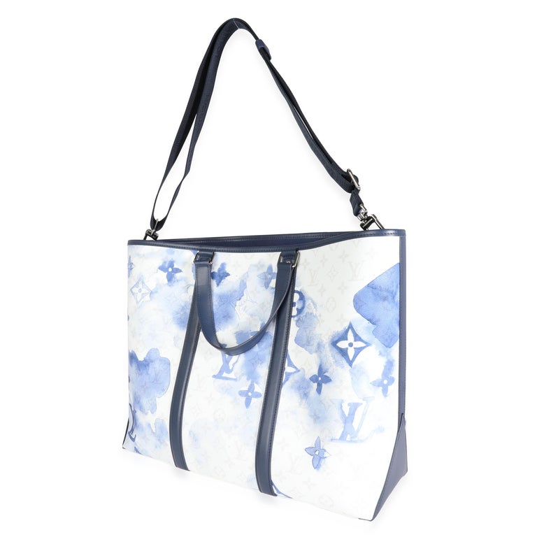 Travel bag Louis Vuitton Blue in Plastic - 26034718