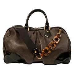 Louis Vuitton Edizione Limitata Borsa Stephen in pelle di vitello marrone goffrata Monogram