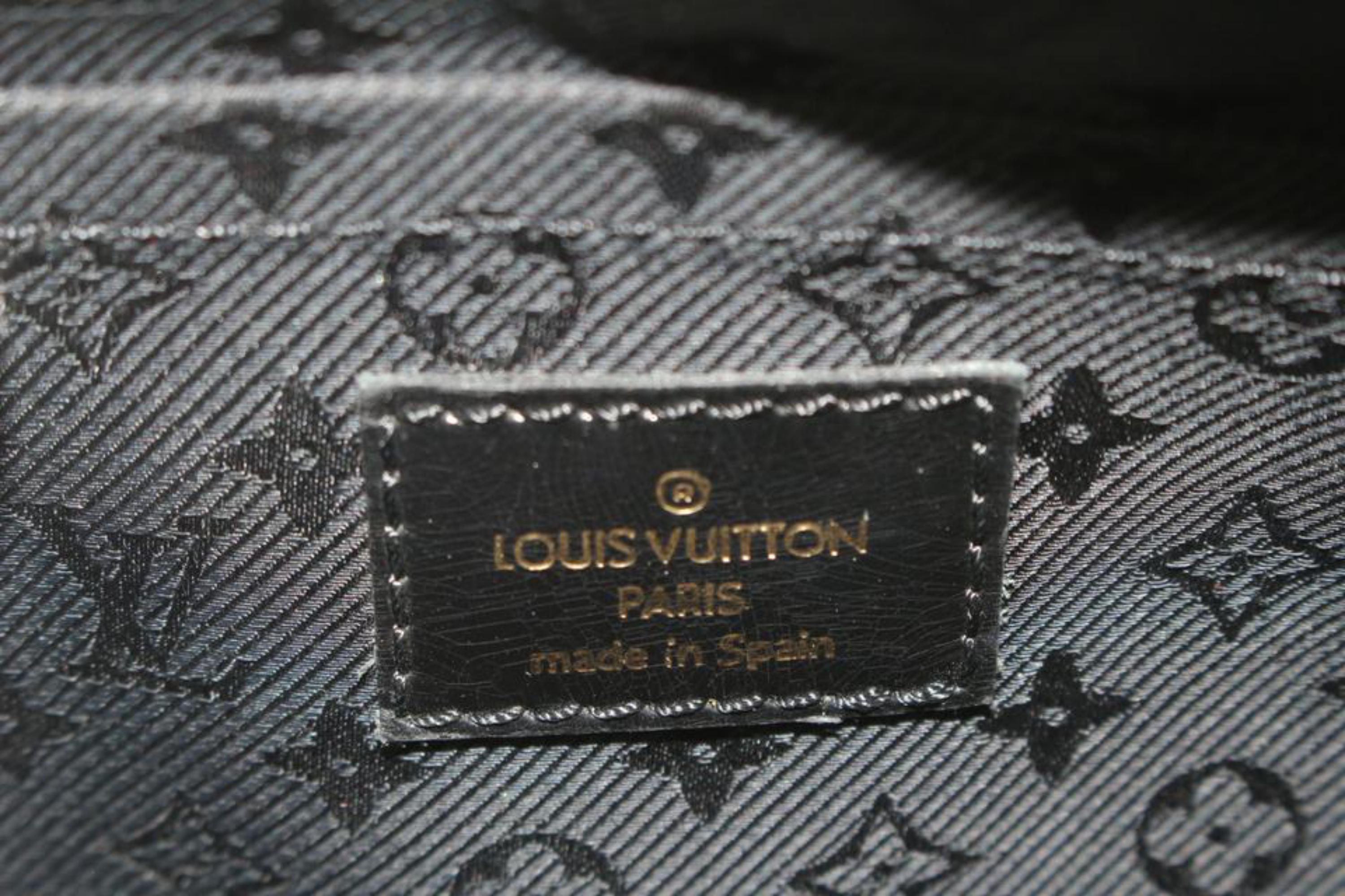 Louis Vuitton - Sac « Malle PM » en daim marron estampillé Havane, édition limitée 1123lv29 en vente 6