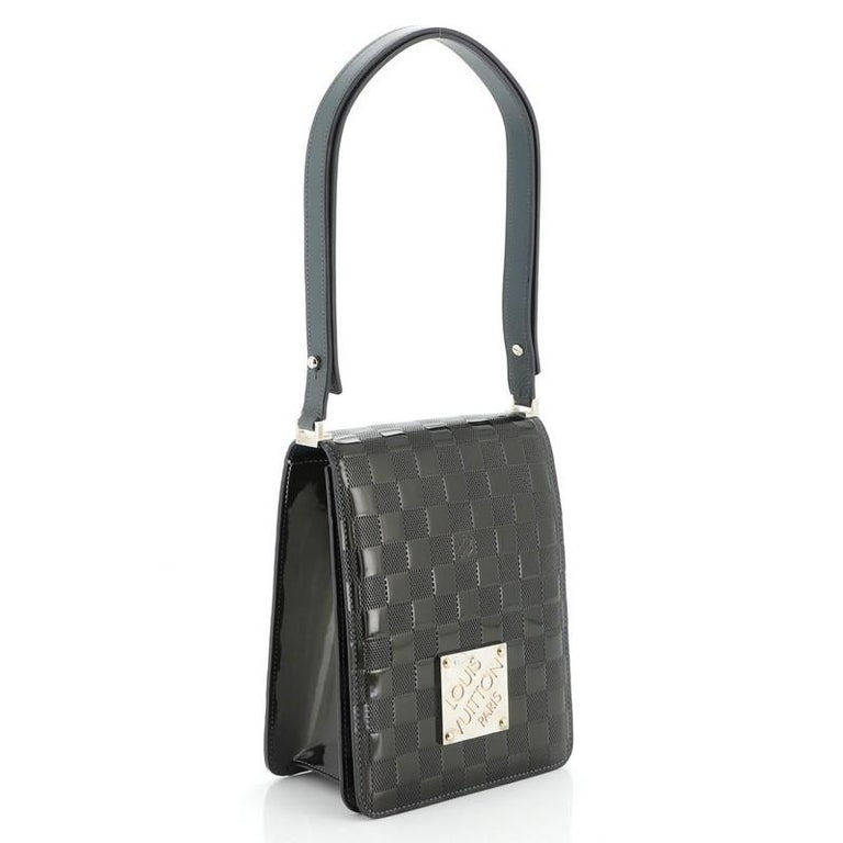 Louis Vuitton Limited Edition Vernis Caberet Club Shoulder Bag Dark Green