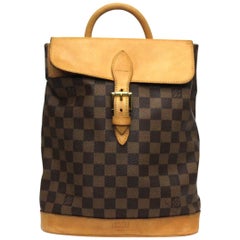 Retro LOUIS VUITTON Limited Edition Centenaire Damier Canvas Soho Backpack Bag