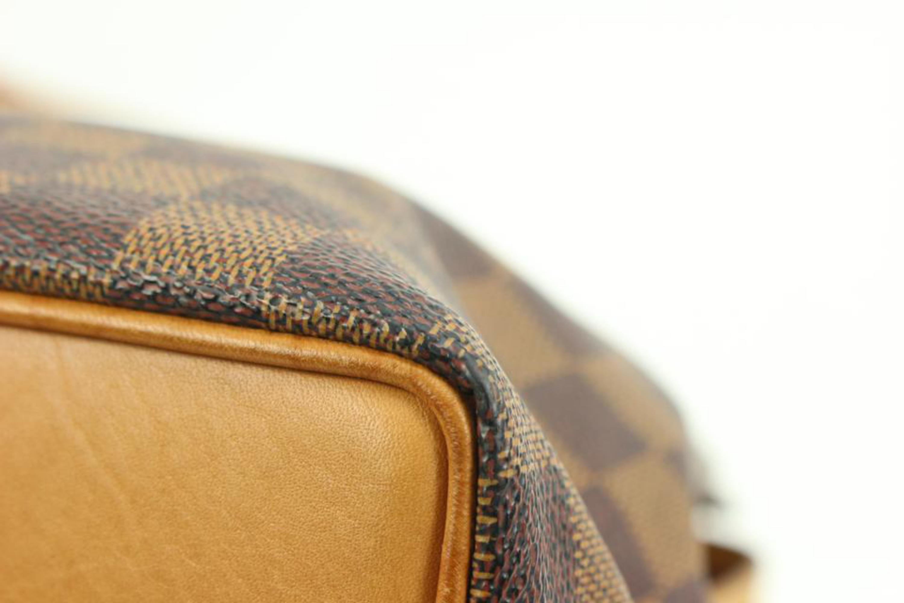 Louis Vuitton Limited Edition Centenaire Damier Columbine Zip Shoulder Bag 64lv3 For Sale 5