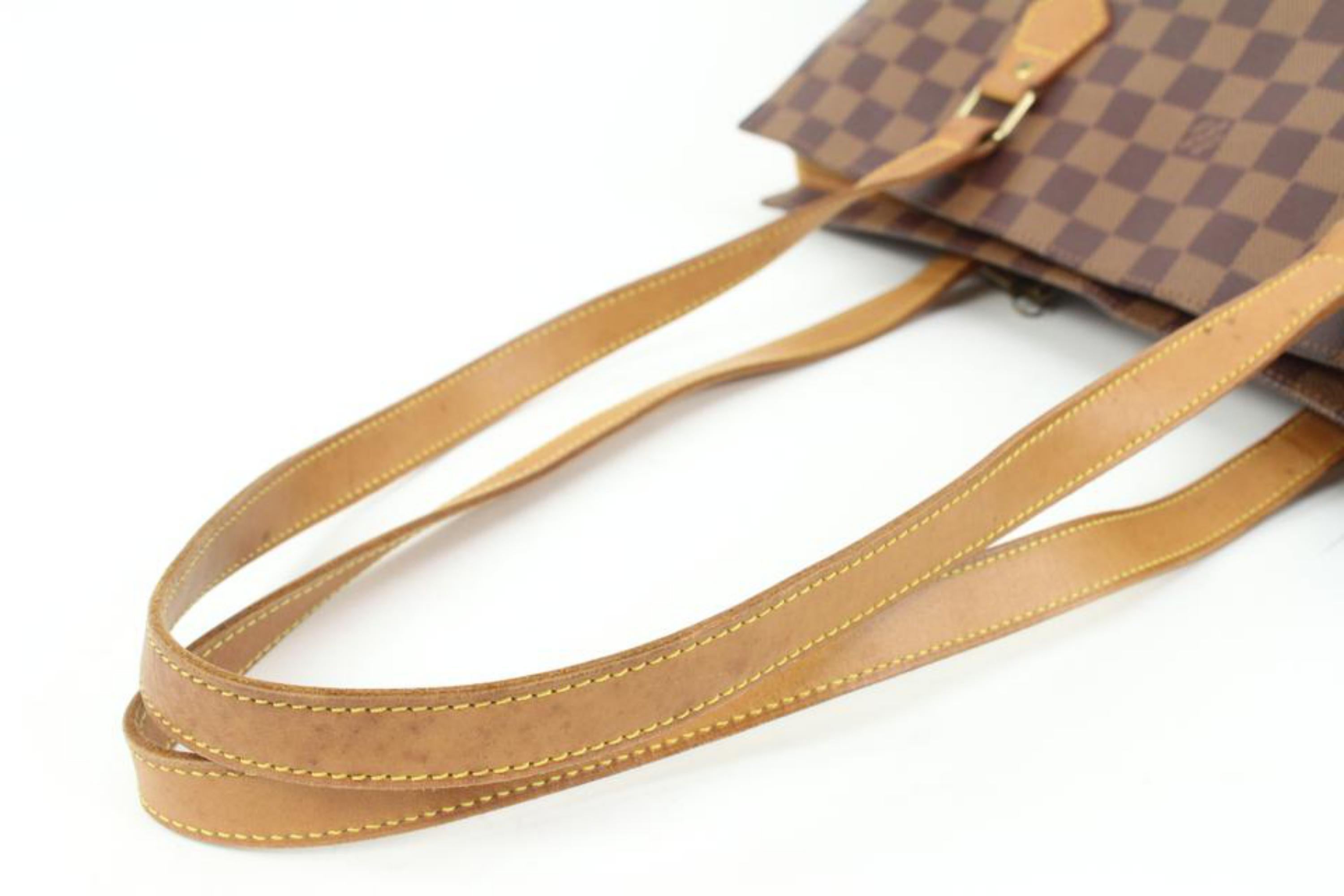 Louis Vuitton Limited Edition Centenaire Damier Columbine Zip Shoulder Bag 64lv3 In Good Condition For Sale In Dix hills, NY