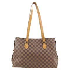 Louis Vuitton Limited Edition Centenaire Damier Columbine Zip Shoulder Bag 64lv3