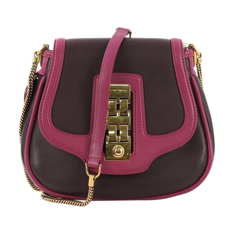 Louis Vuitton - Trapezio Art Deco Bag Purple Leather Bag