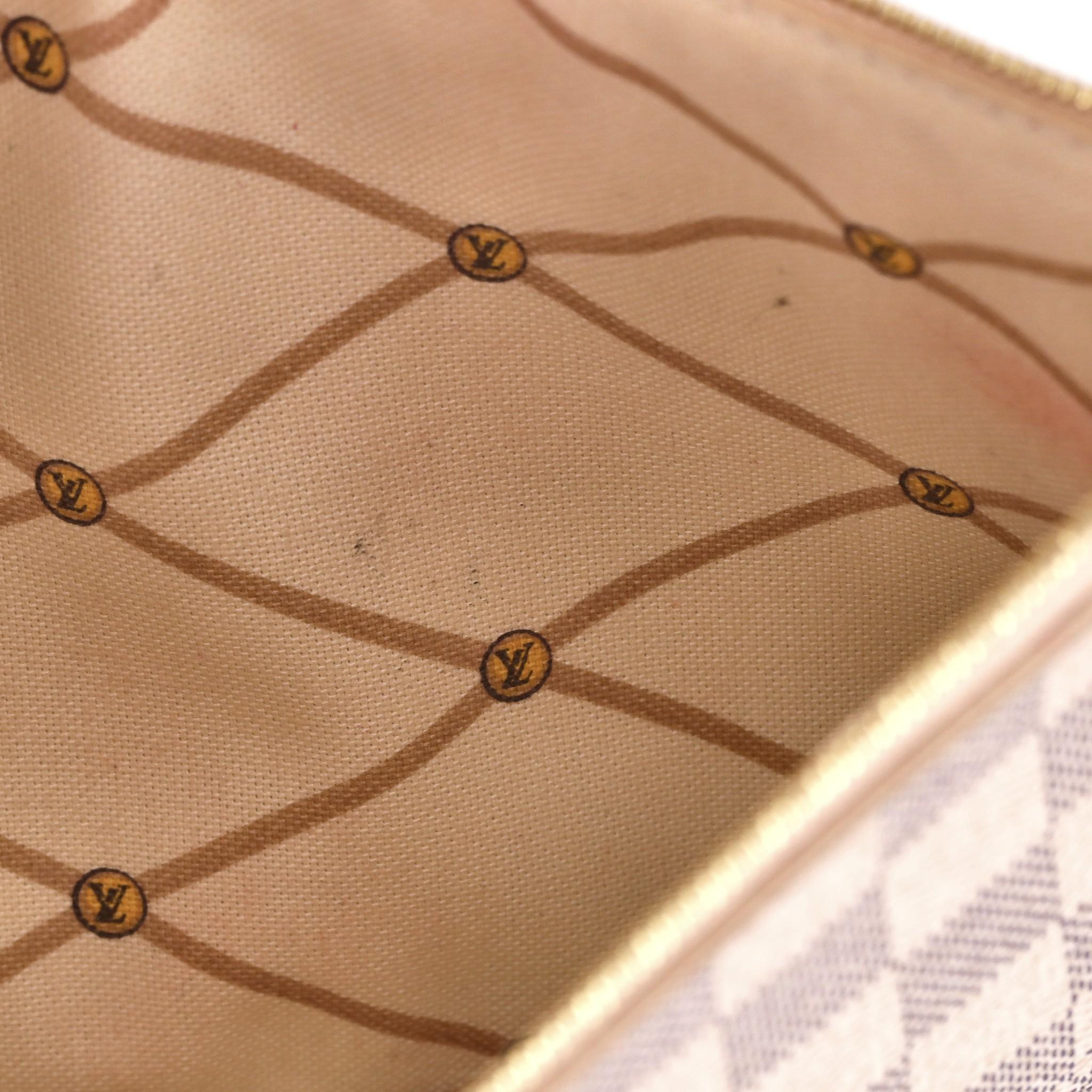 Louis Vuitton Limited Edition Damier Azur Summer Trunks Knokke Neverfull MM Bag For Sale 8