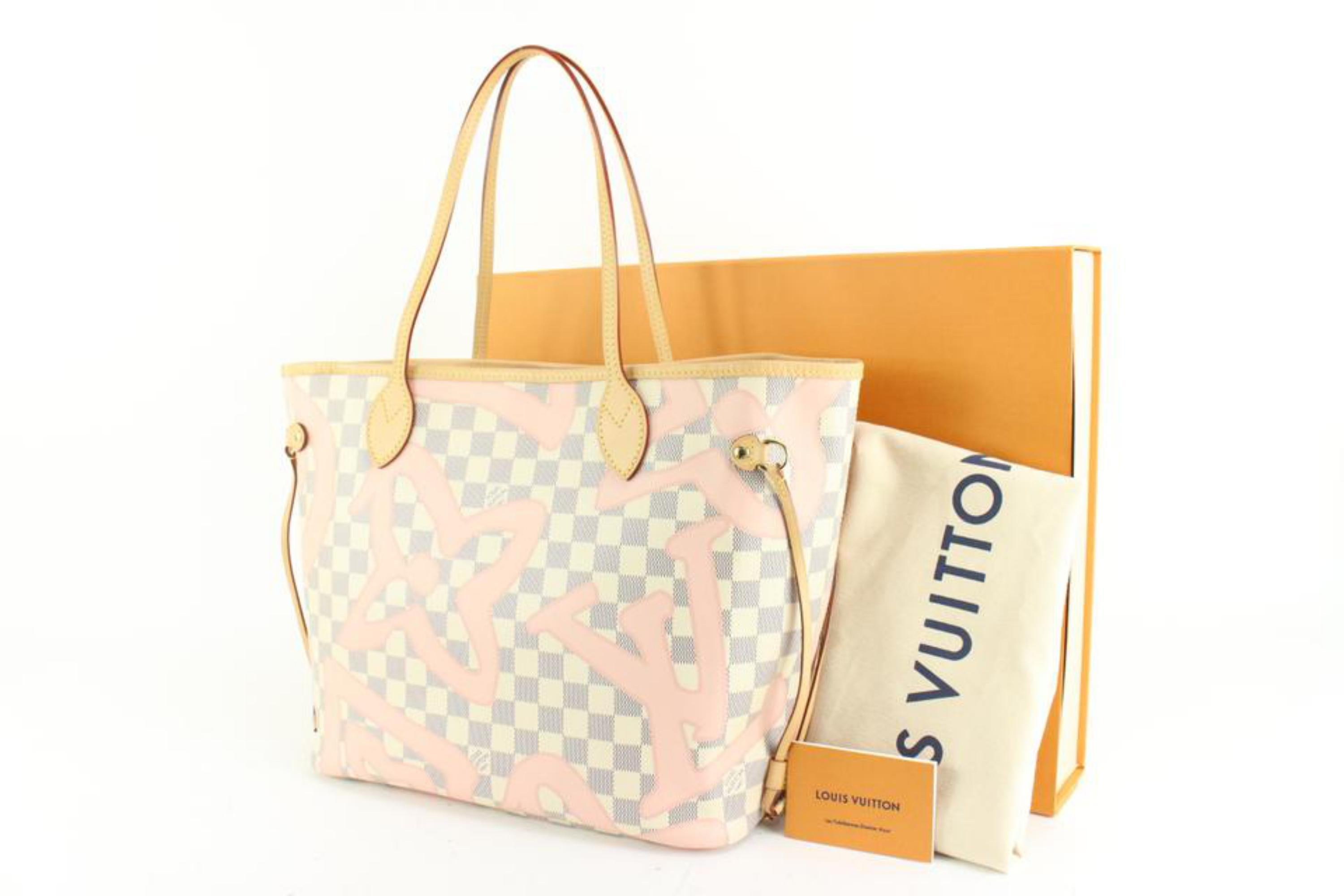 Sac cabas Neverfull Louis Vuitton édition limitée Damier Tahitienne MM NM  36lk427s en vente 4